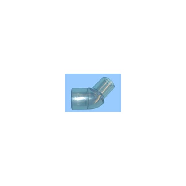 Professional Plastics Clear PVC Schedule 40 45DG ST EL-SPXSO, 427-005L - 1/2 Inch (12 Pcs) FITPVCCLSTEL45.500S40427005L12 - main